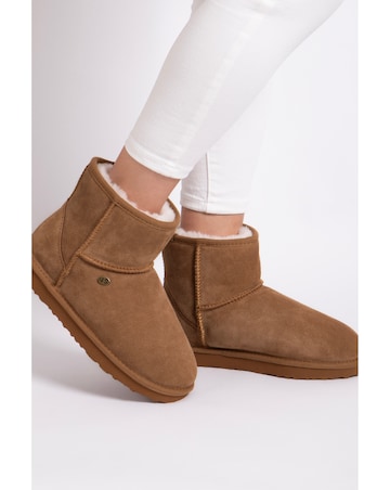Just Sheepskin Womens Mini Classic Outdoor Boots