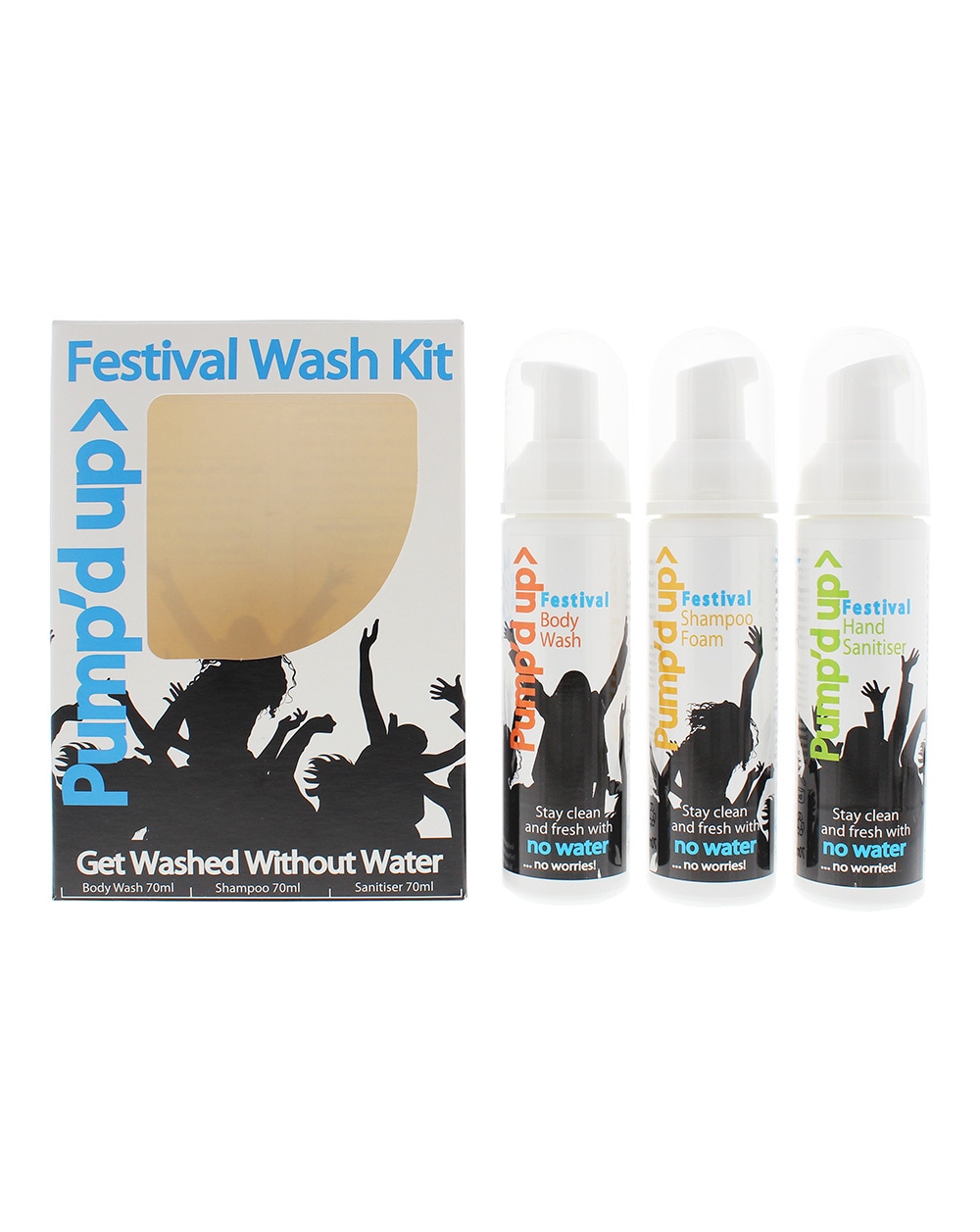 Pump'd Up Travel Kit With Hand Sanitiser