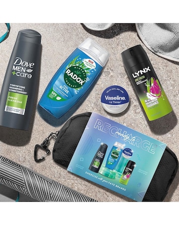 Recharge Lynx, Radox & Dove Gift Set