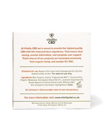 Vitality CBD Muscle Balm 300mg