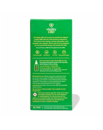 Vitality CBD Oral Spray 1200mg Natural