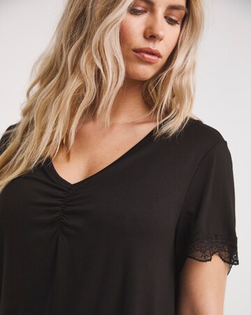 Luna Built-In Support Jersey Lace Lounge Set