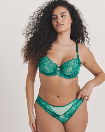 Ann Summers Divine Temptation High Waist Brazilian Mid Green