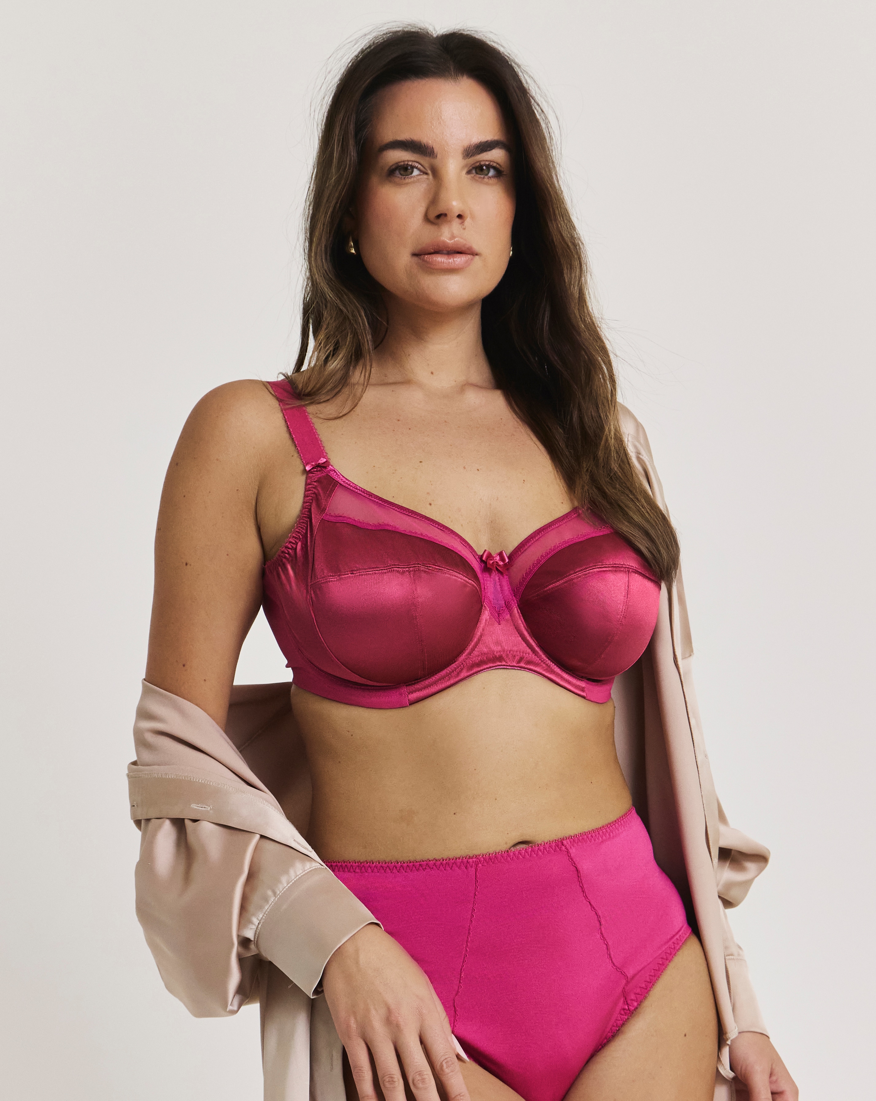New In - Goddess Keira Full Fit Knicker Mulberry