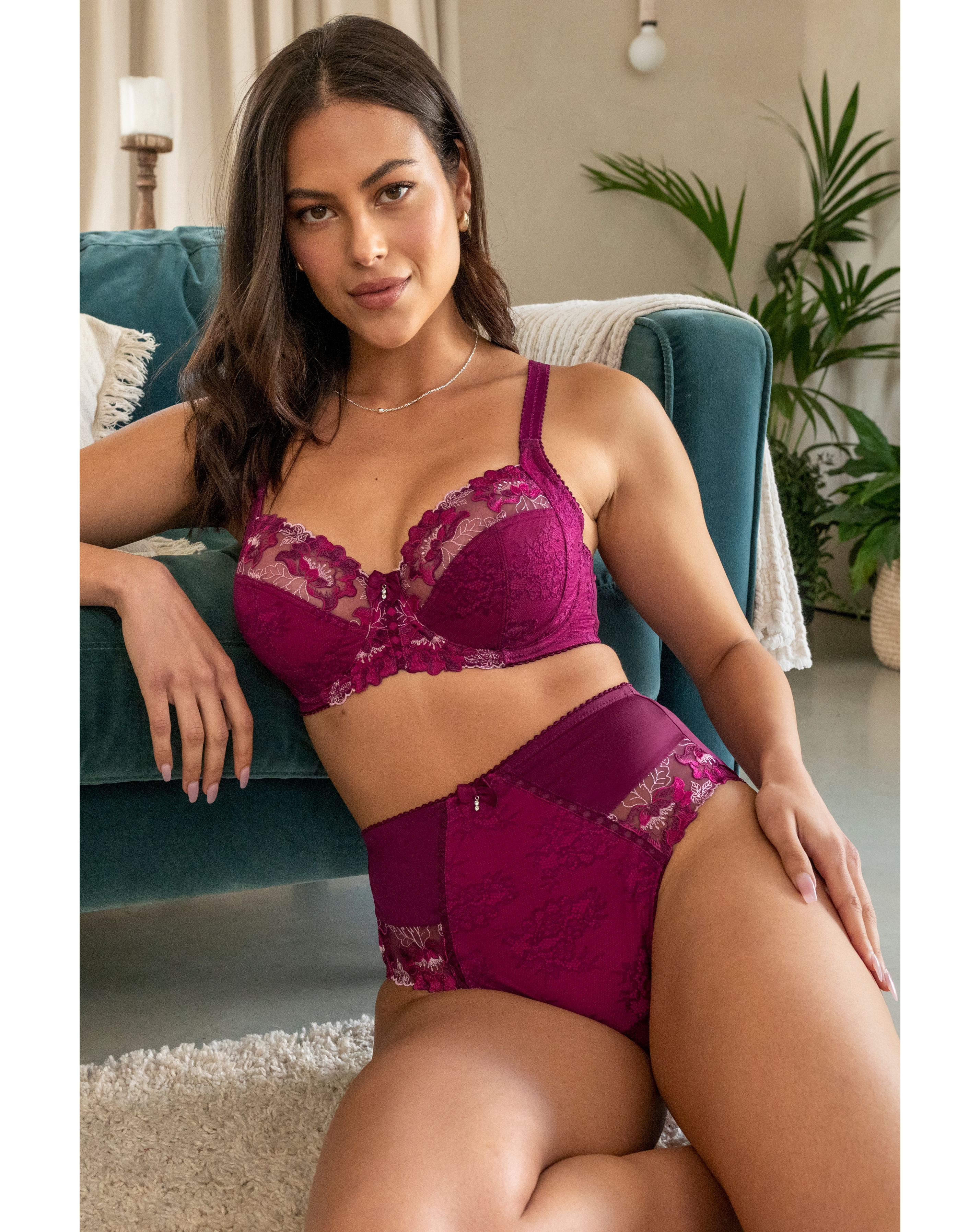 Pour Moi Sofia Deep Knicker Berry/Pink