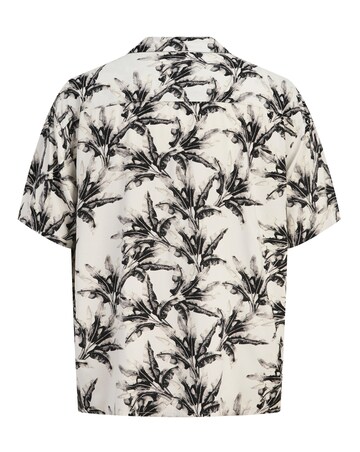 Jack & Jones Jeff Printed Resort Shirt -Cream/Black