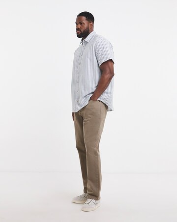 Jack & Jones Chad Striped Oxford Shirt - Blue