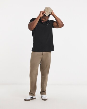 Jack & Jones Blaze Logo Tipped Polo - Black