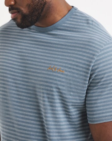 Jack & Jones Devin Daytona Striped T-Shirt - Blue