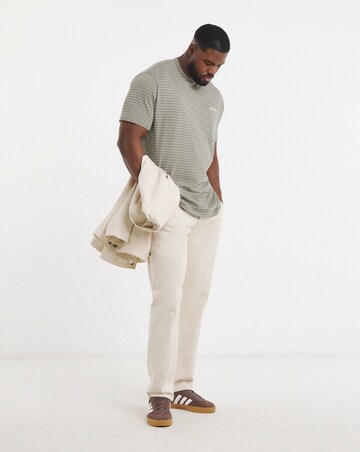 Jack & Jones Devin Daytona Striped T-Shirt - Green