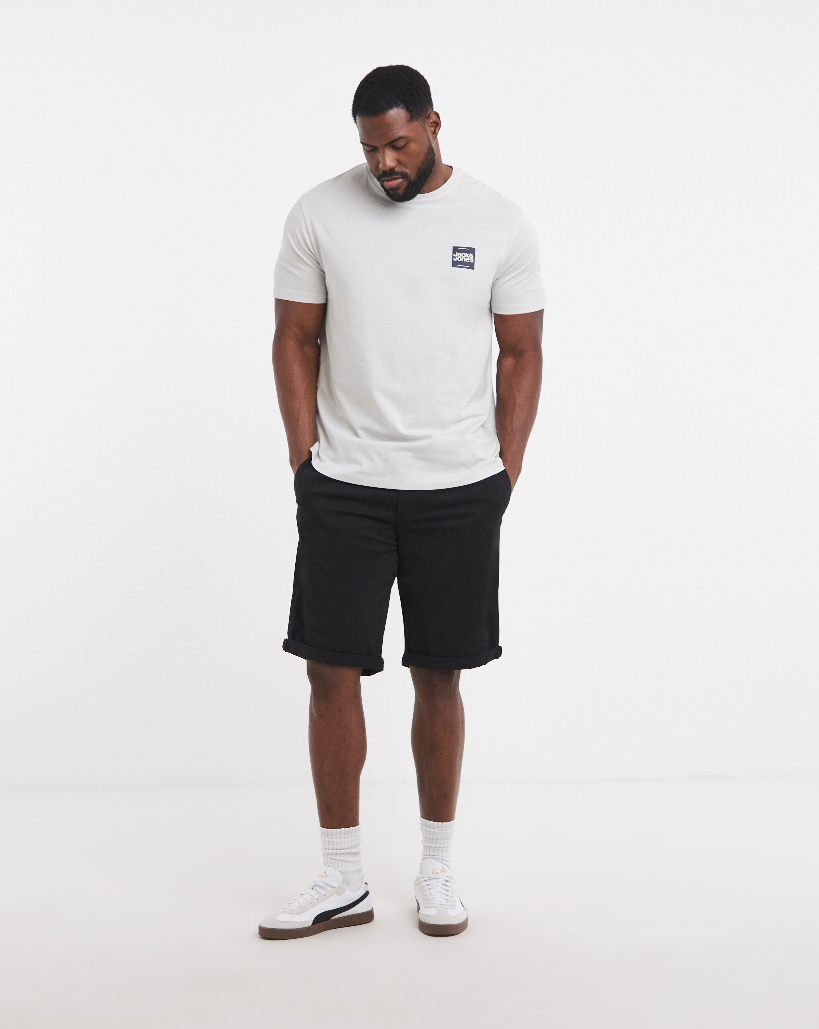 New In - Jack & Jones Bowie Chino Short - Black