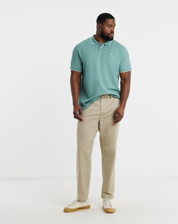 Jack & Jones Austin Waffle Polo - Teal