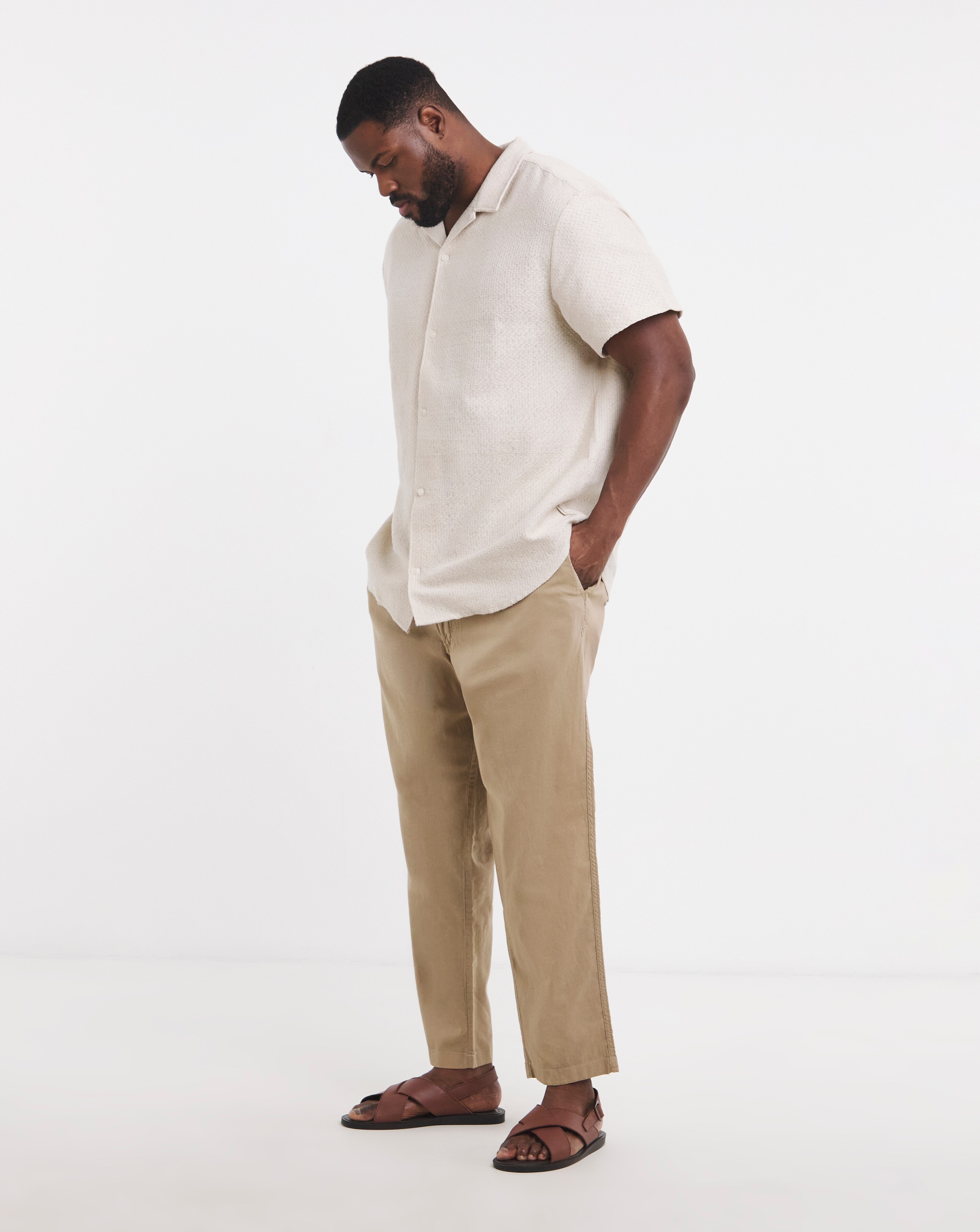 New In - Jack & Jones Kane Linen Blend Trouser