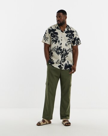 Jack & Jones Premium Venice Printed Shirt - Cream