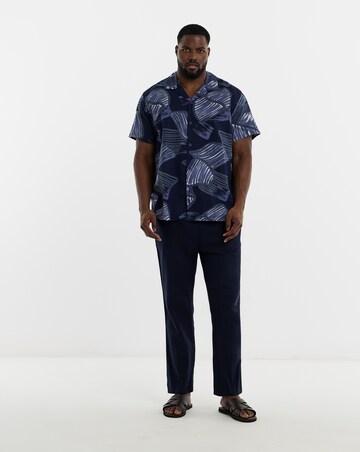 Jack & Jones Premium Venice Printed Shirt - Navy
