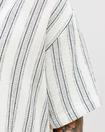 Jack & Jones Coba Stripe Shirt - White