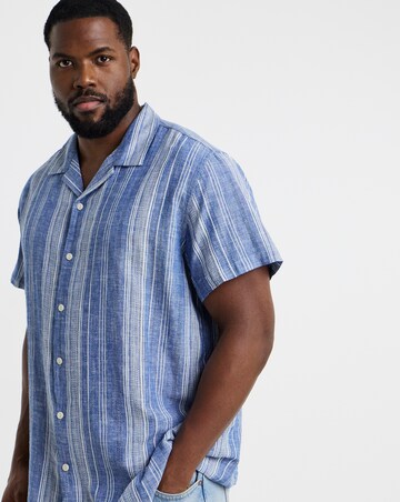 Jack & Jones Premium Linen Blend Shirt - Blue