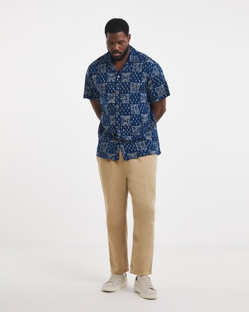 Jack & Jones Premium Lyon Printed Shirt - Navy