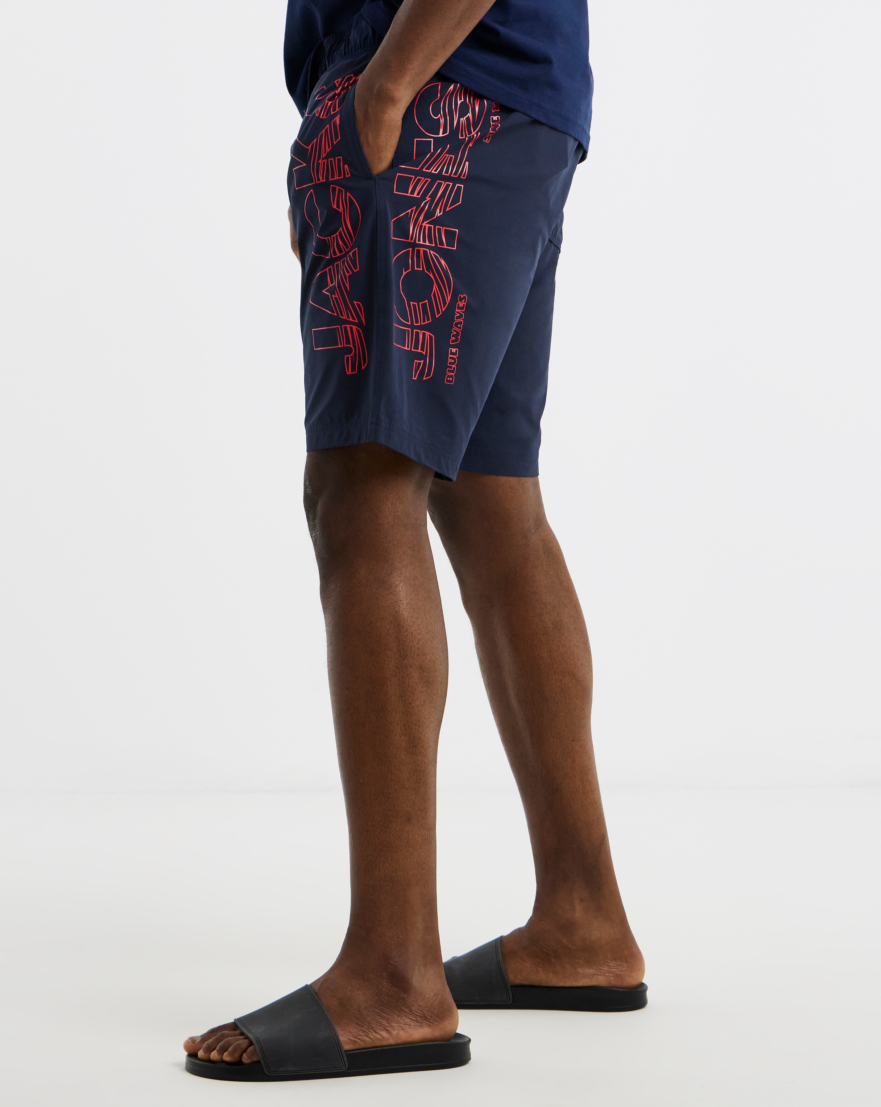 New In - Jack & Jones Maui Logo Swim Shorts