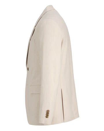 Jack & Jones Premium Martin Linen Blend Suit Jacket - Natural