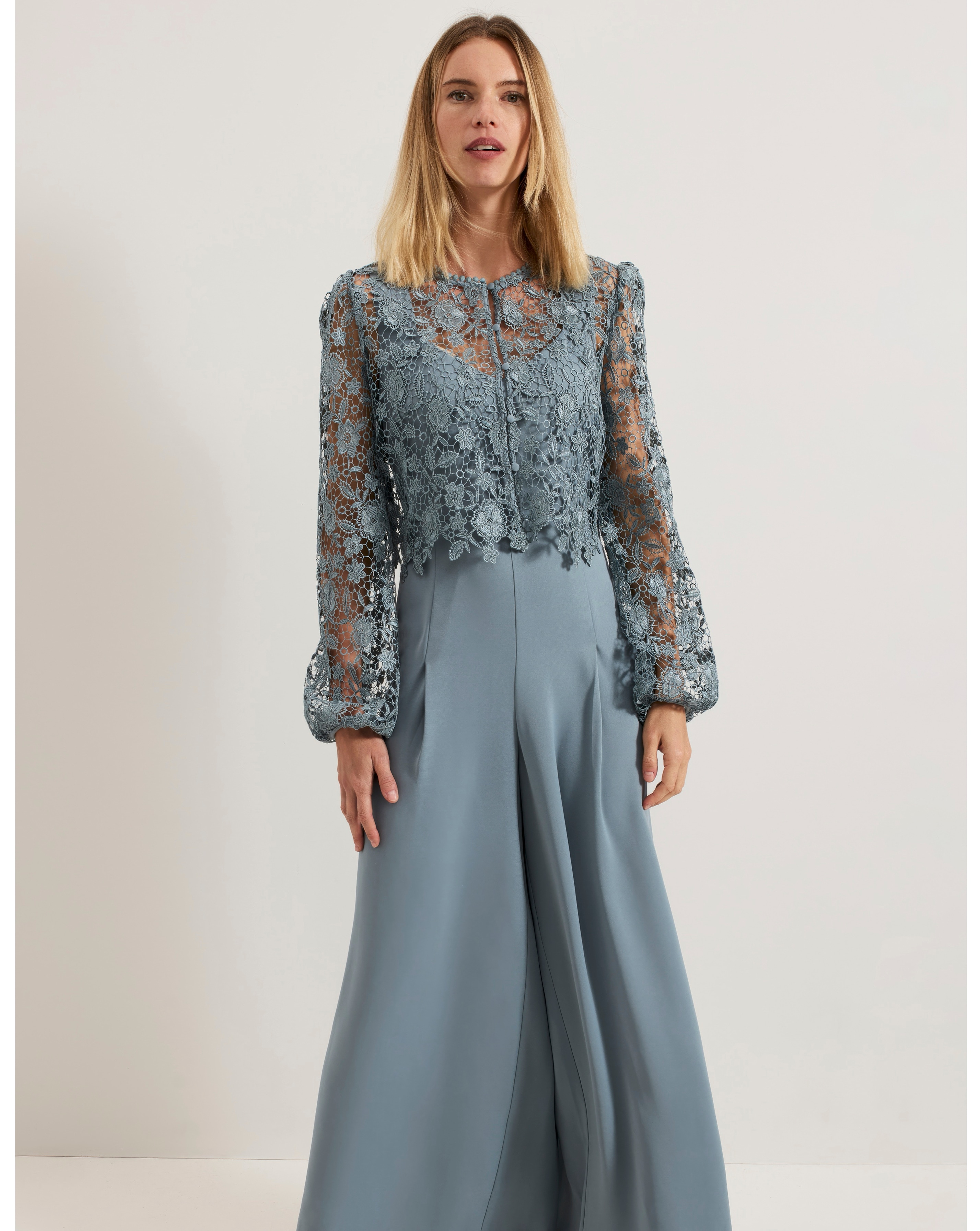 Phase Eight Vanessa Lace Bodice Jumpsuit | Ambrose Wilson