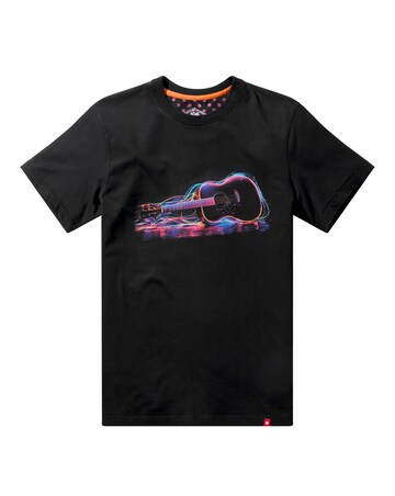 Joe Browns Neon Lights GuitarTee - Navy