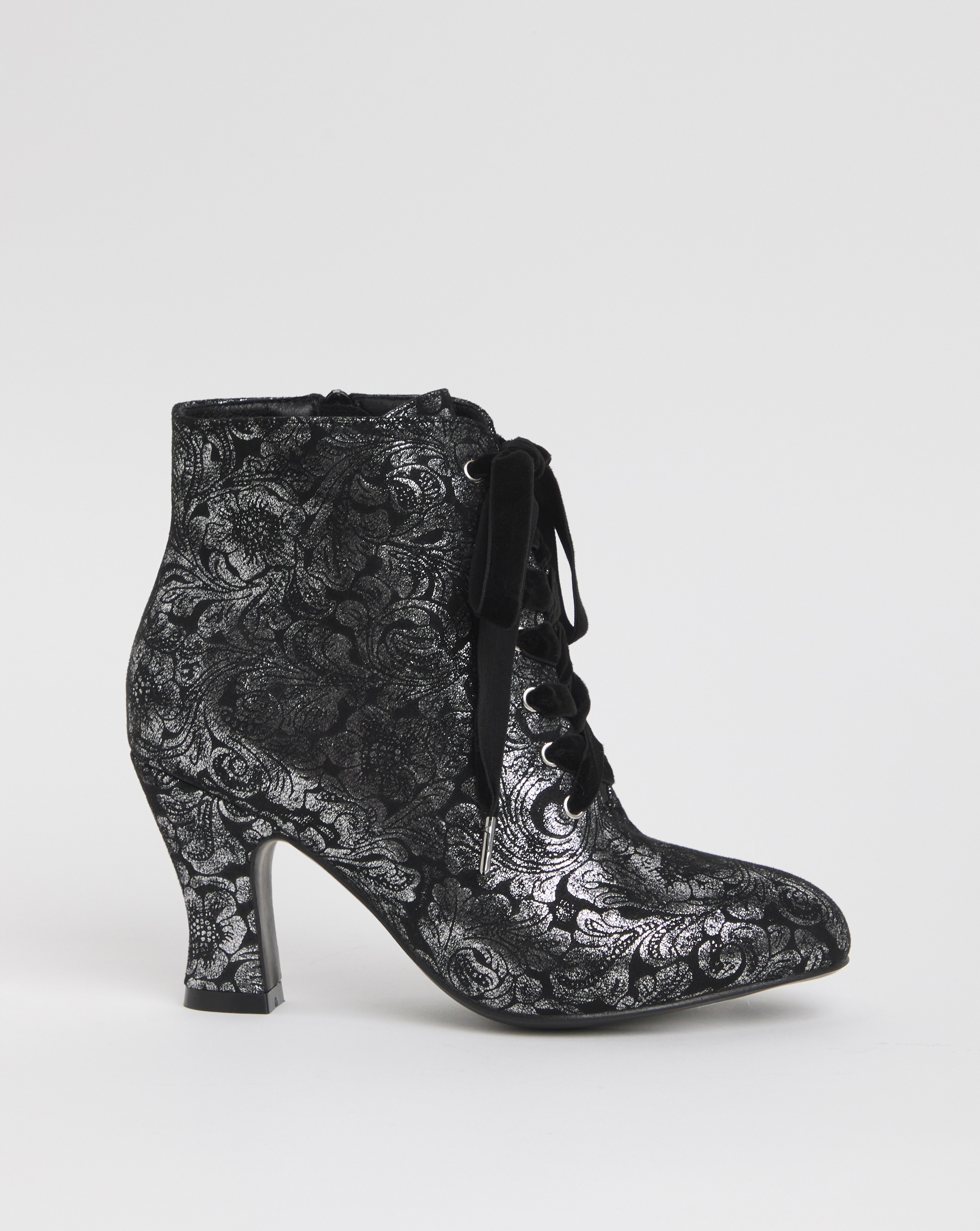 Joe Browns Velvet Printed Bootie E Fit