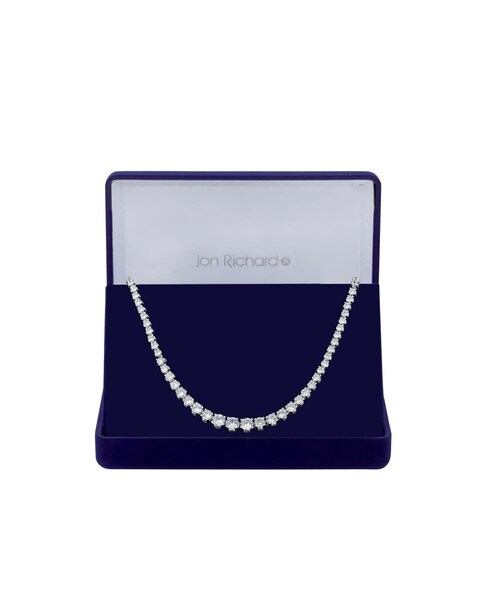 Jon Richard Graduated Tennis Necklace