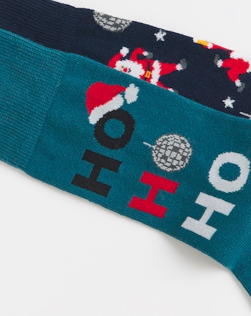 2 Pack Christmas Novelty Socks