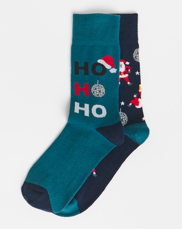 2 Pack Christmas Novelty Socks