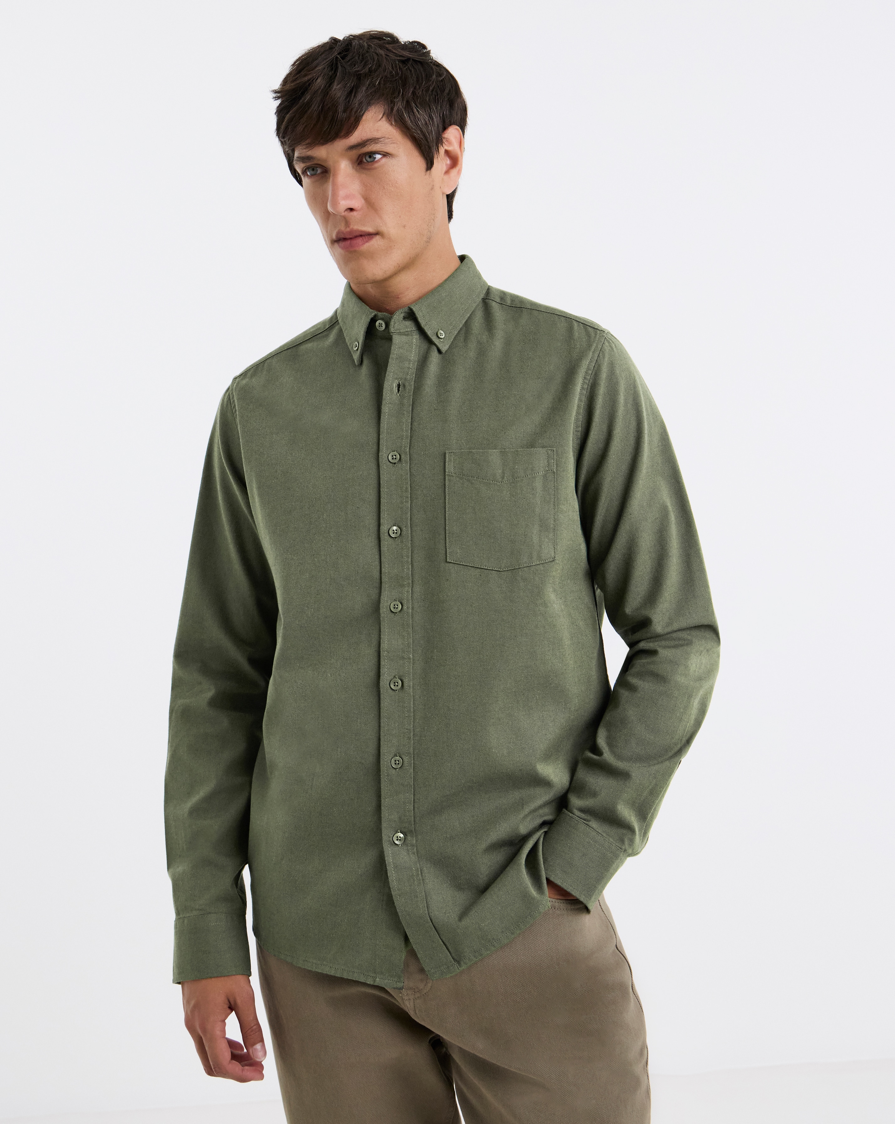 Long Sleeve Oxford Shirt