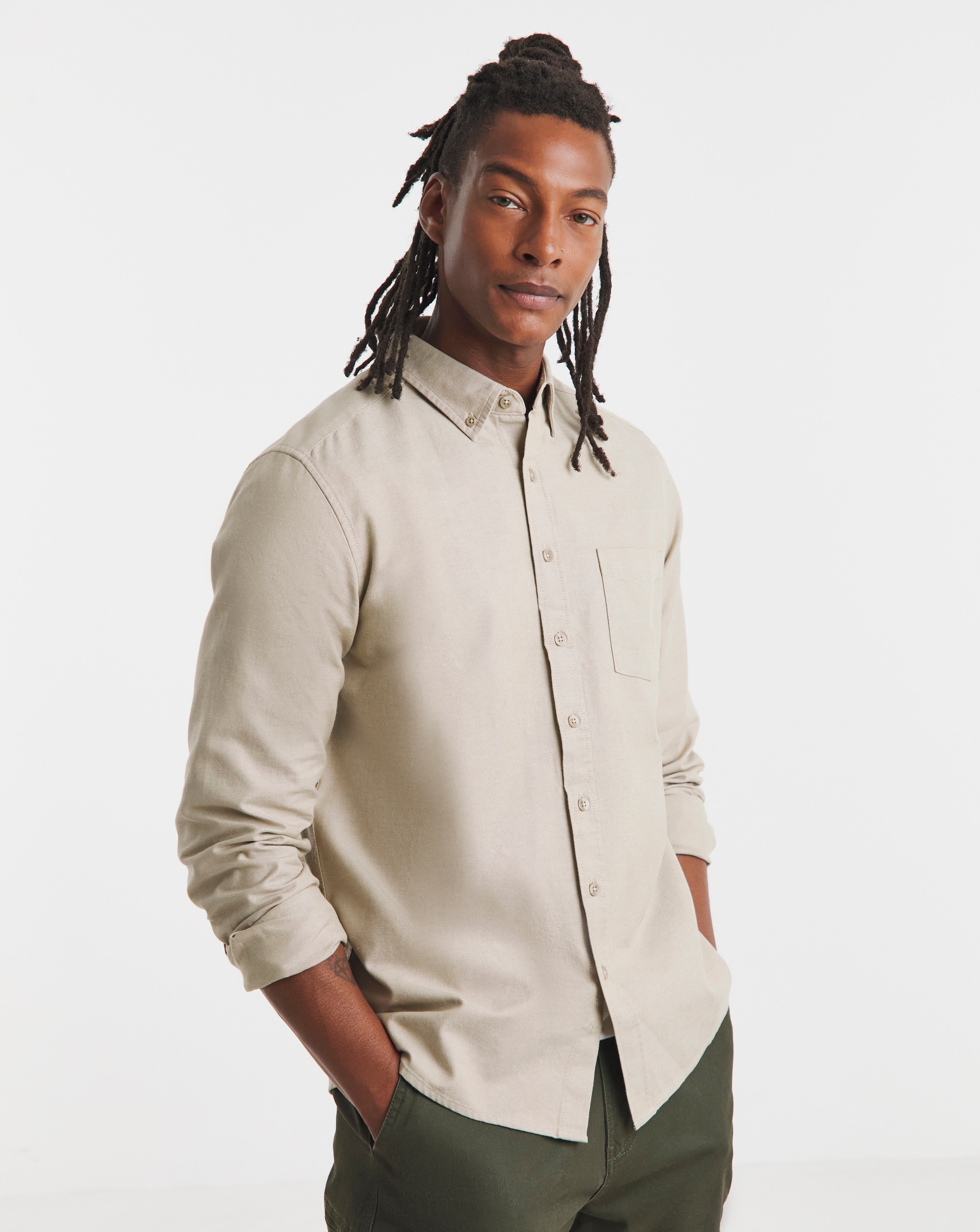 Long Sleeve Oxford Shirt