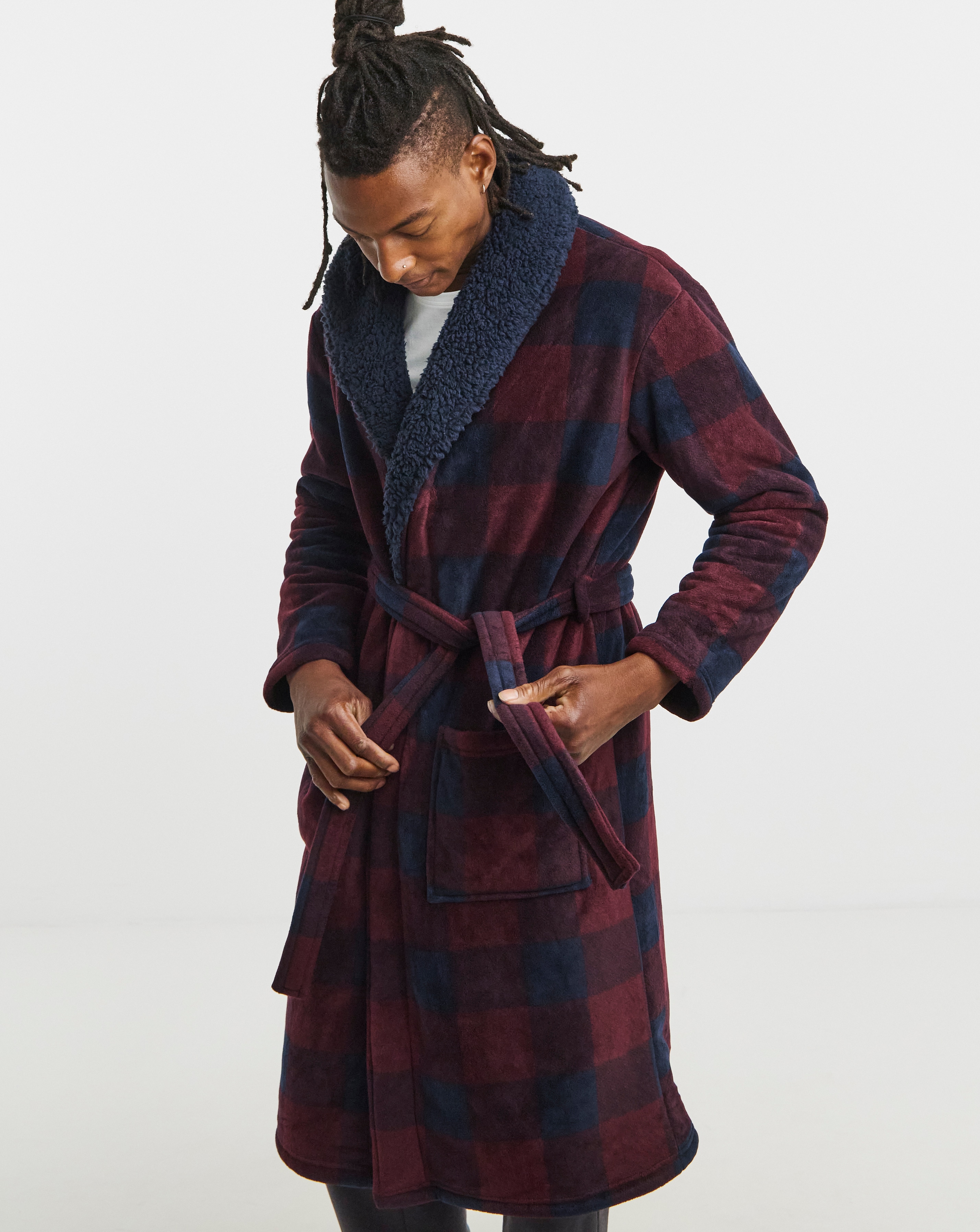 Bonded Fleece Dressing Gown