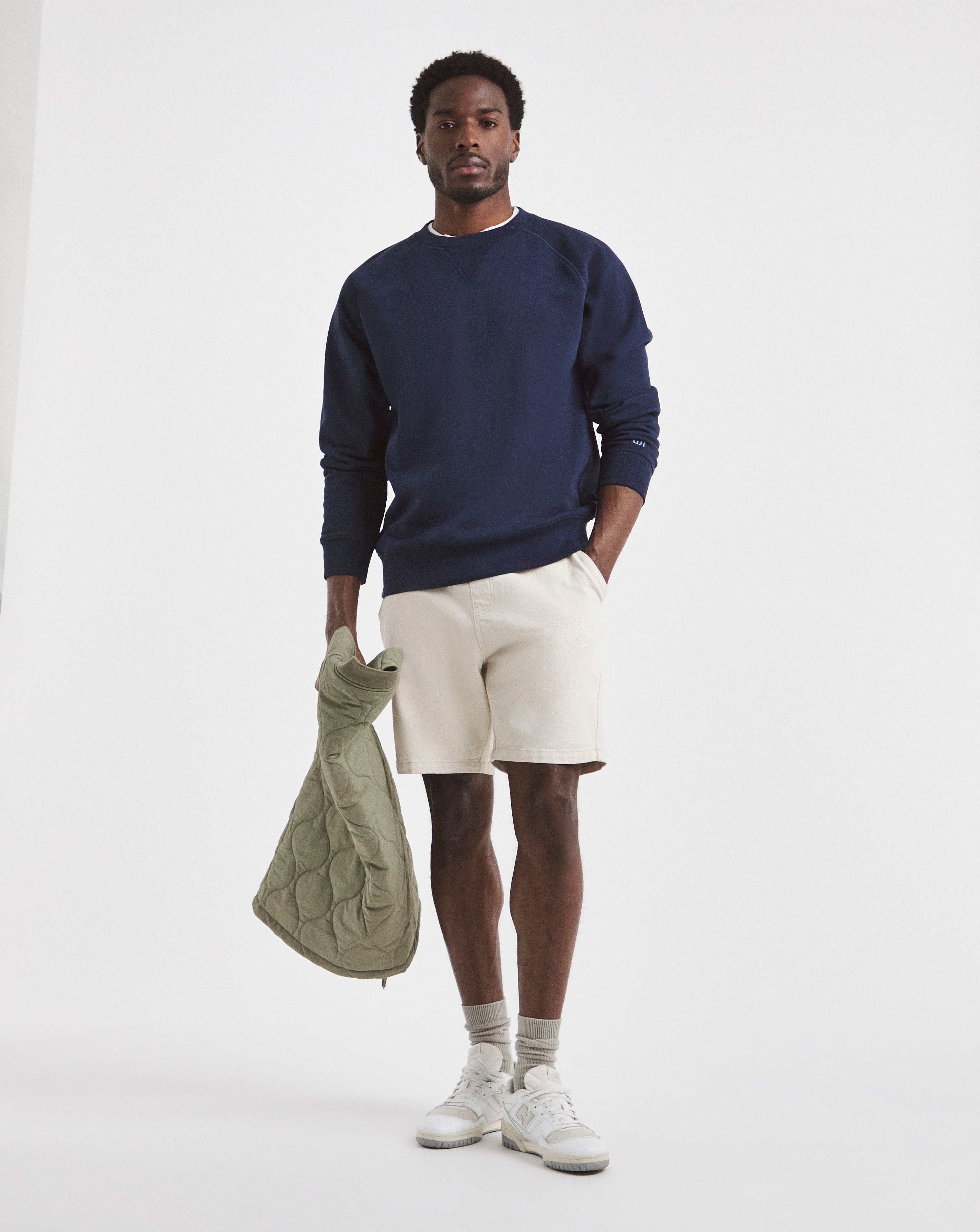 New In - Union Comfort Waist Gabardine Shorts