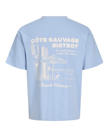 Jack & Jones Premium Italian Palazzo Back Graphic T-Shirt - Brown