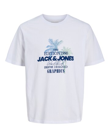 Jack & Jones Gradient Graphic T-Shirt 2 Pack - Black/White