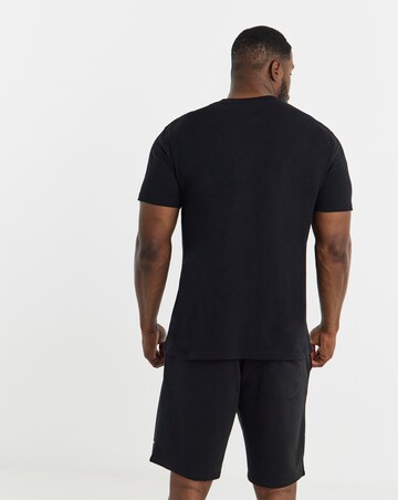 Jack & Jones Brandon Logo T-Shirt & Short Set - Black