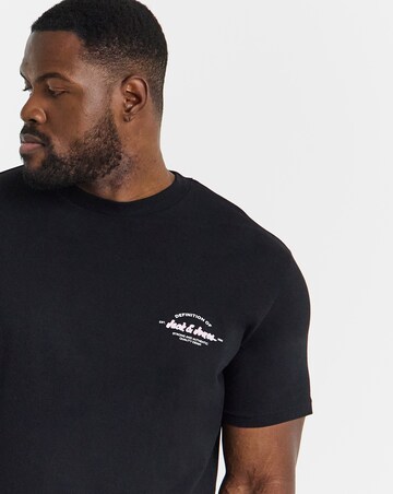 Jack & Jones Brandon Logo T-Shirt & Short Set - Black