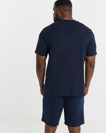Jack & Jones Brandon Logo T-Shirt & Short Set - Navy