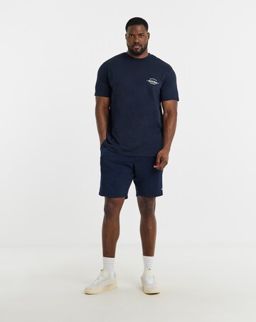 Jack & Jones Brandon Logo T-Shirt & Short Set - Navy