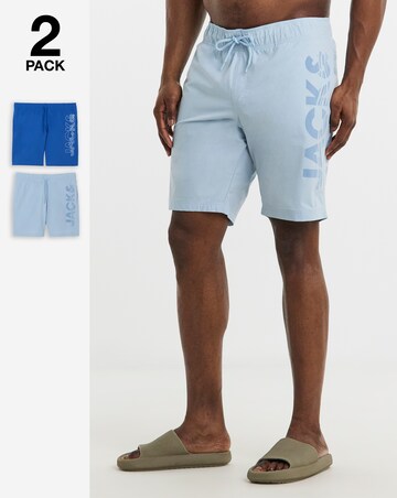Jack & Jones Maui Wwave Logo Swim Short 2 Pack