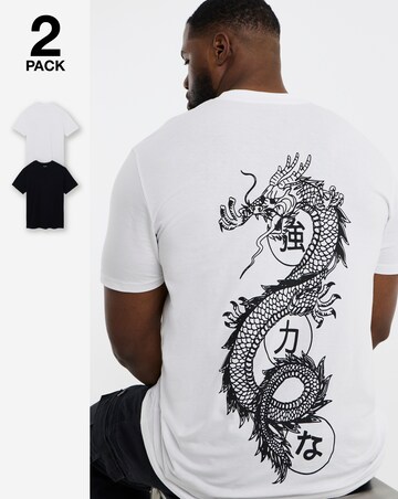 Jack & Joens Fred Crew Neck T-Shirt 2 Pack