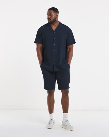 Jack & Jones Global Waffle Resort Shirt and Short Set