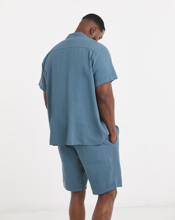 Jack & Jones Global Waffle Resort Shirt and Short Set