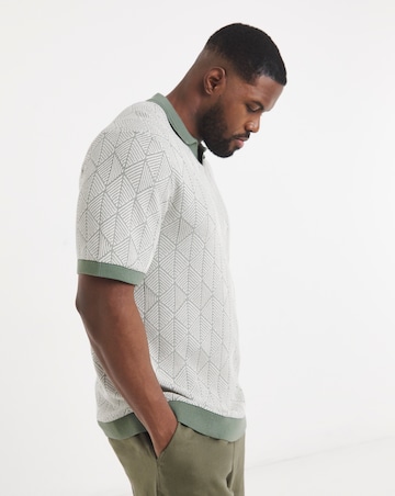 Jack & Jones Premium Blake Split Neck Knit Polo