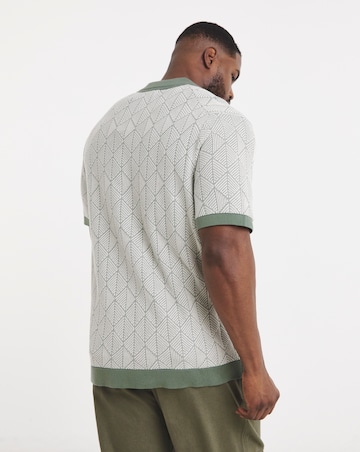 Jack & Jones Premium Blake Split Neck Knit Polo