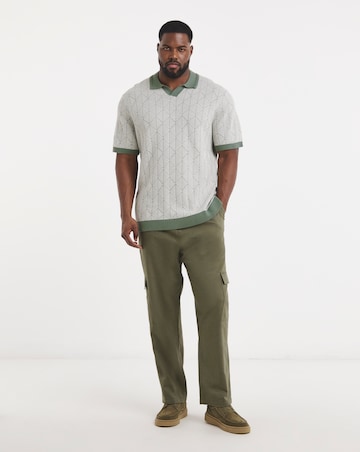 Jack & Jones Premium Blake Split Neck Knit Polo