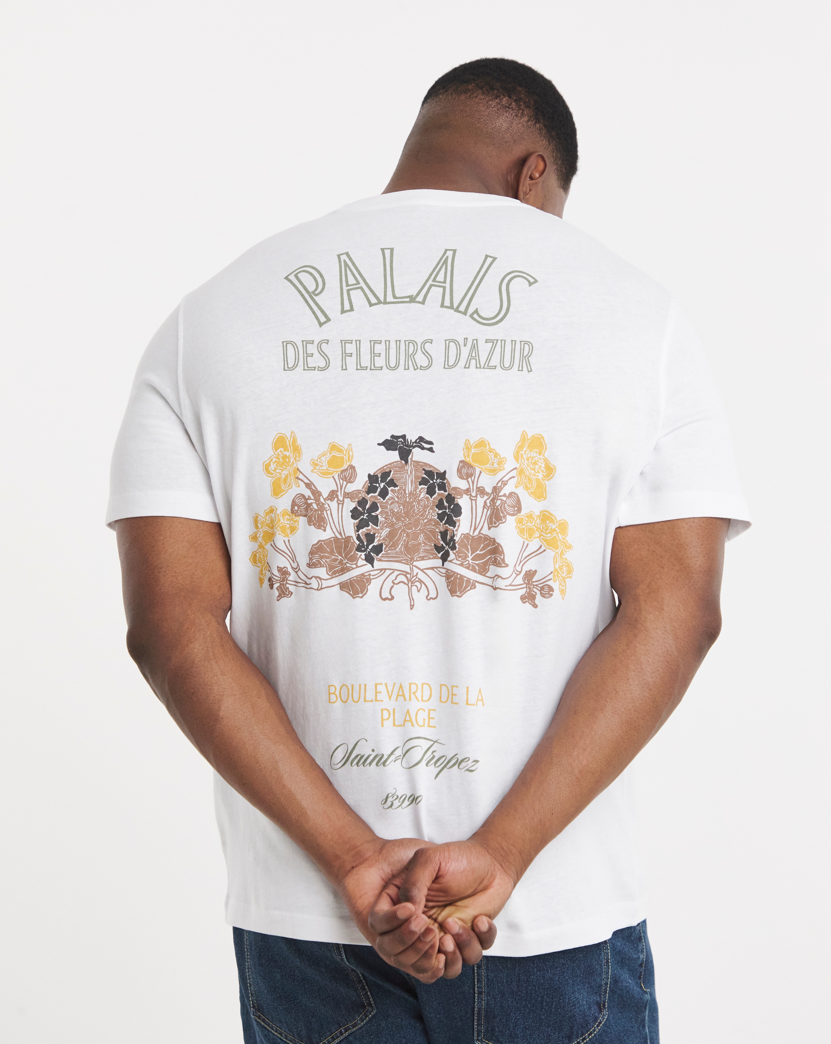 New In - Jack & Jones Menton Back Print T-Shirt