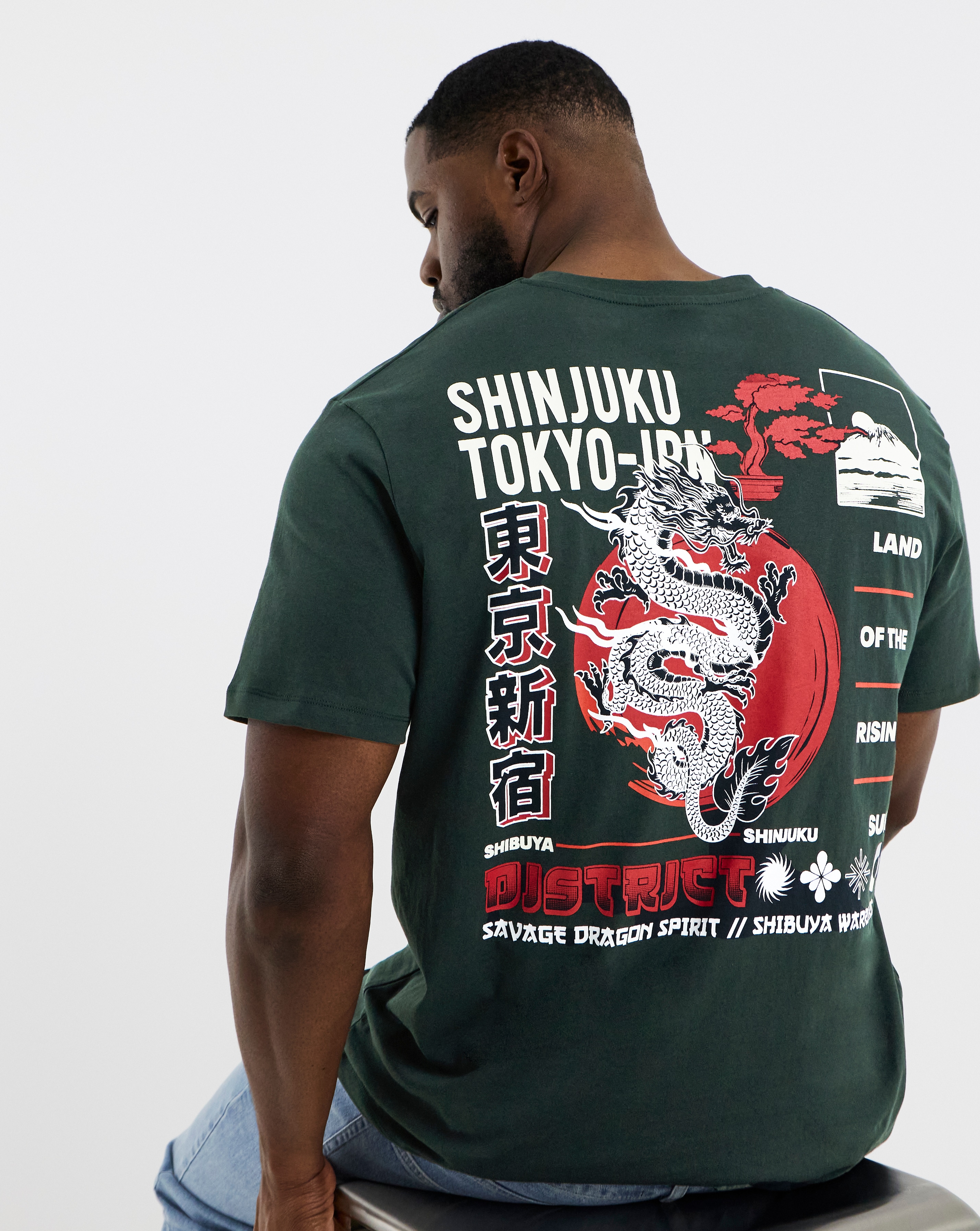 Jack & Jones Graphic T-Shirt - Green