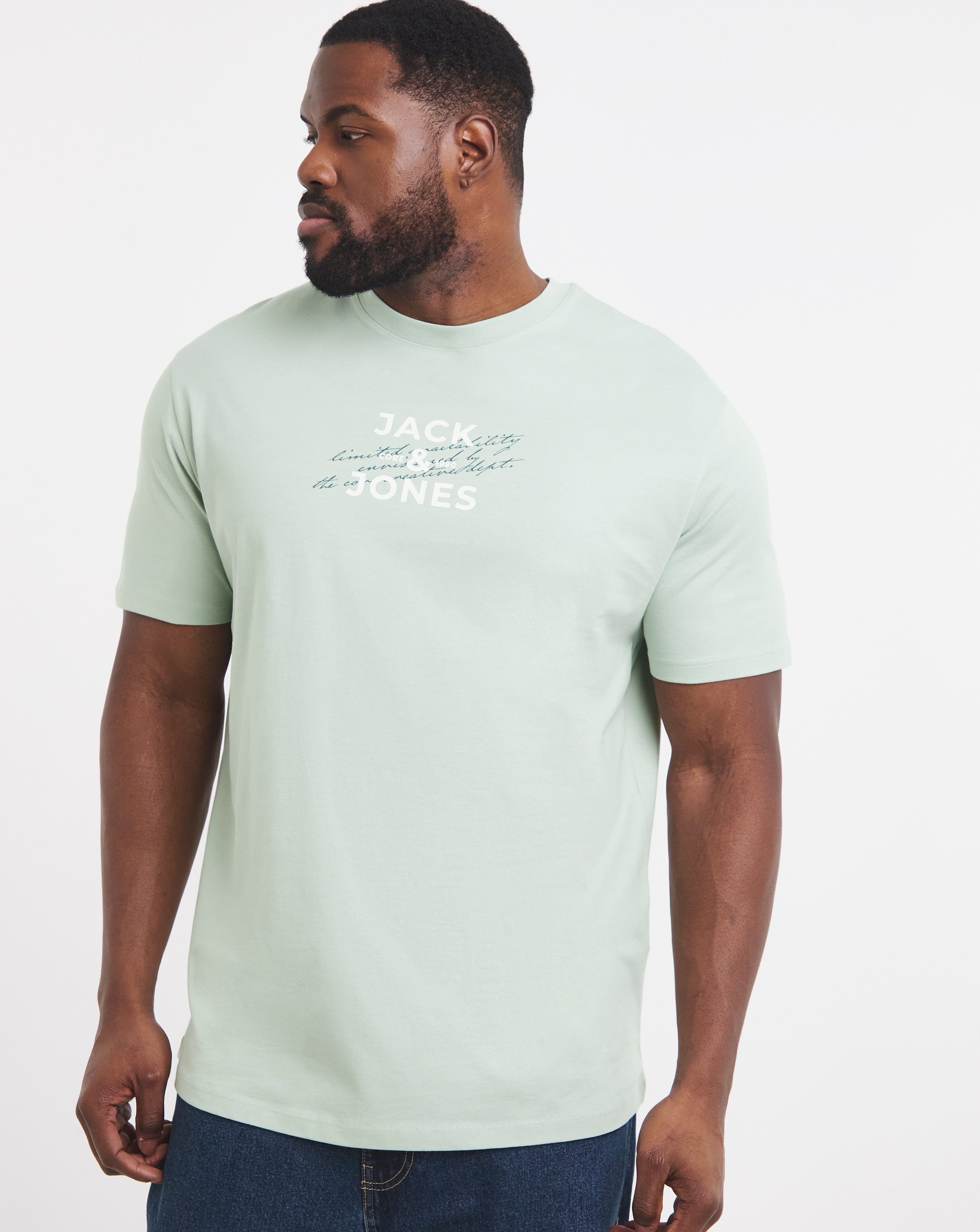 Jack & Jones Front Logo T-Shirt 5 Pack - Multi | Ambrose Wilson